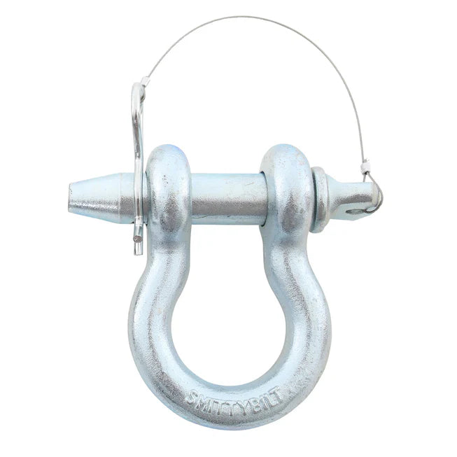 SMITTYBILT 3/4 INCH - 4.75 TON QUICK DISCONNECT D-RING SHACKLE ZINC