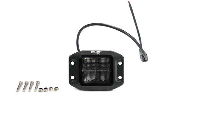 DV8 3 INCH FLUSH MOUNT CUBE FLOOD LIGHT 40W (SOLD IN SINGLES)