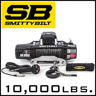 SMITTYBILT X2O GEN2 10K WATERPROOF WIRELESS WINCH WITH SYNTHETIC ROPE