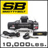 SMITTYBILT X2O GEN2 10K WATERPROOF WIRELESS WINCH WITH SYNTHETIC ROPE