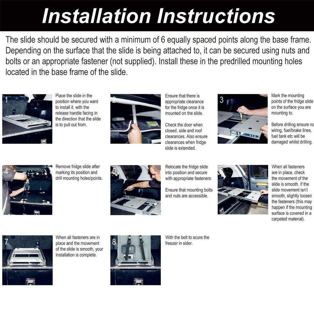 JPPro/VL45/VL35Pro/VL45Pro Fridge Slide Mount | ICECO